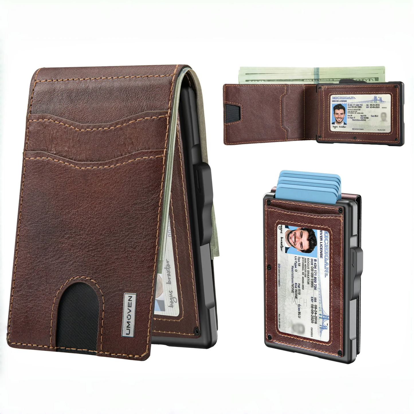 Premium Slim Leather Wallet for Men | RFID Blocking & Everyday Carry Ready